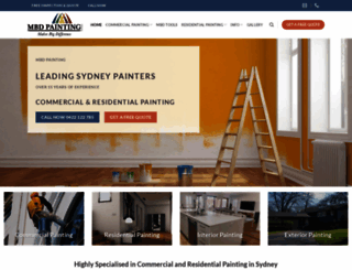 mbdpainting.com.au screenshot