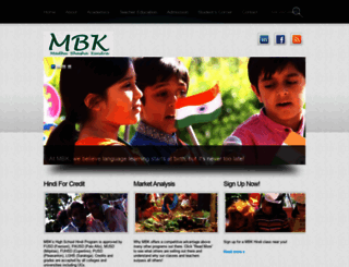mbkhindi.org screenshot