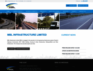 mblinfra.com screenshot