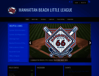 mblittleleague.com screenshot