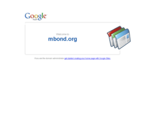 mbond.org screenshot