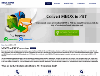 mboxtopstconvert.freedatarecoverysoftware.org screenshot