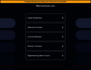 mbriverboat.com screenshot