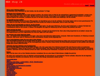 mbrshop24.de screenshot