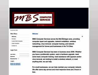 mbscomputer.com screenshot