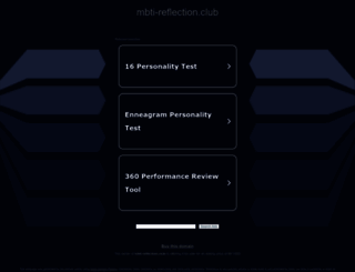 mbti-reflection.club screenshot