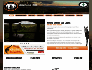 mburosafarilodge.com screenshot