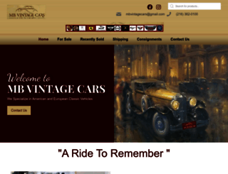 mbvintagecars.com screenshot