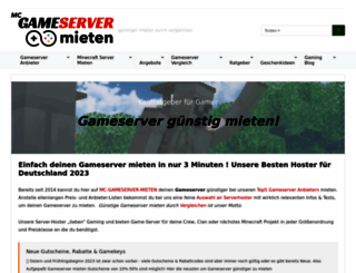 mc-gameserver-mieten.de screenshot