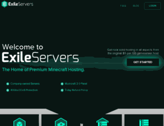 mc-secure.exileservers.com screenshot