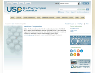mc.usp.org screenshot