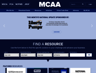 mcaa.org screenshot
