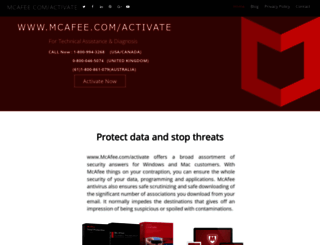 mcafee-activatecom.com screenshot