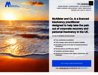 mcalisterco.co.uk screenshot