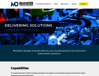 mcalisterdesign.com screenshot