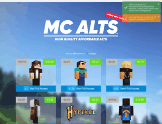 mcalts.store screenshot