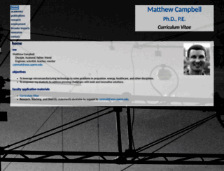mcampbell.info screenshot