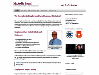 mcardlelegal.com.au screenshot