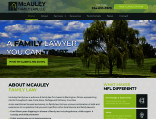 mcauleyfamilylaw.com screenshot