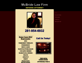 mcbridecriminallaw.com screenshot