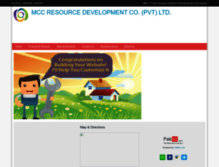 mcc-resource-development-co-pvt-ltd.pakbd.com screenshot