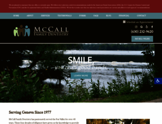 mccallfamilydentistry.com screenshot