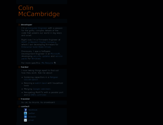mccambridge.org screenshot