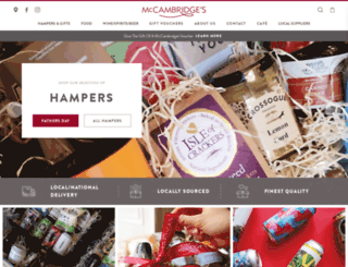 mccambridges.com screenshot
