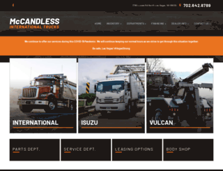 mccandlessintltrucks.com screenshot