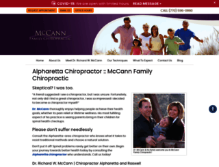 mccannfamilychiropractic.com screenshot