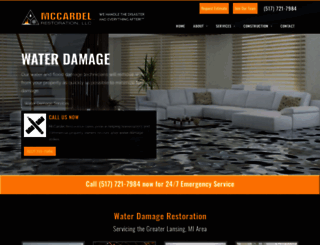 mccardelrestoration.com screenshot