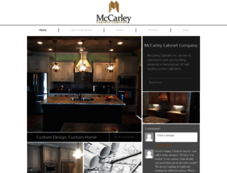 mccarleycabinets.com screenshot