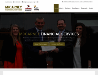 mccarney.ie screenshot
