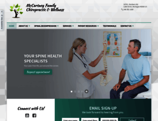 mccartneyfamilychiropractic.com screenshot