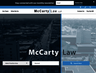 mccarty-law.com screenshot