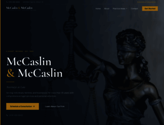 mccaslin-law.com screenshot
