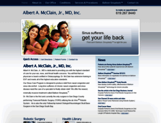 mcclainent.com screenshot