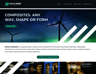 mcclarinplastics.com screenshot