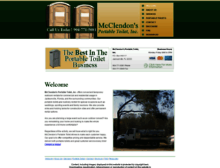 mcclendontoilets.com screenshot