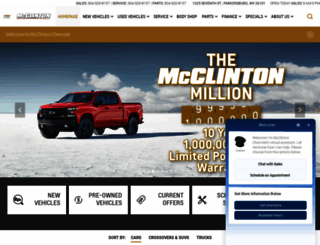 mcclintonchevrolet.com screenshot