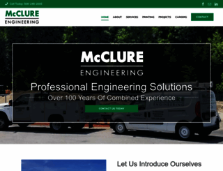 mcclureengineers.com screenshot