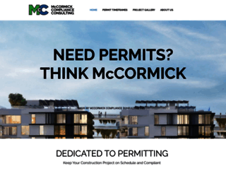 mccormickpermits.com screenshot