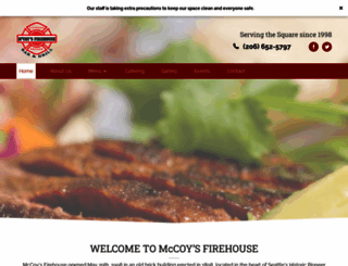 mccoysfirehouse.com screenshot