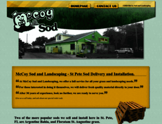 mccoysodandlandscaping.com screenshot