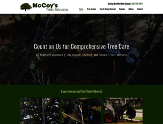 mccoystreeservice.com screenshot