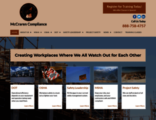 mccrarencompliance.com screenshot