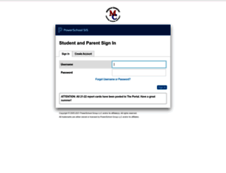 mccsd.powerschool.com screenshot
