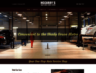 mccurrysservicecenter.com screenshot