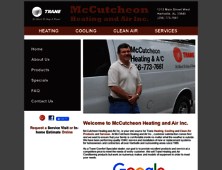 mccutcheonac.com screenshot