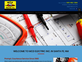 mcdelectric.com screenshot